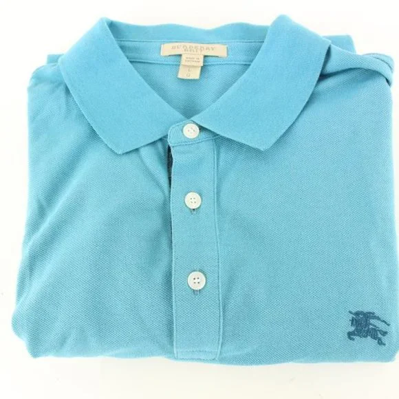 Burberry Brit Men´s Large Light Blue Logo Polo Shirt 56B715S Shirts